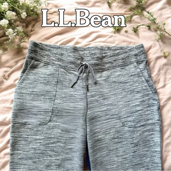 NEW 🌸 L.L. Bean Women’s Luxury Ultra Soft Jogger Sweats, Gray Track Pants - Picture 10 of 17